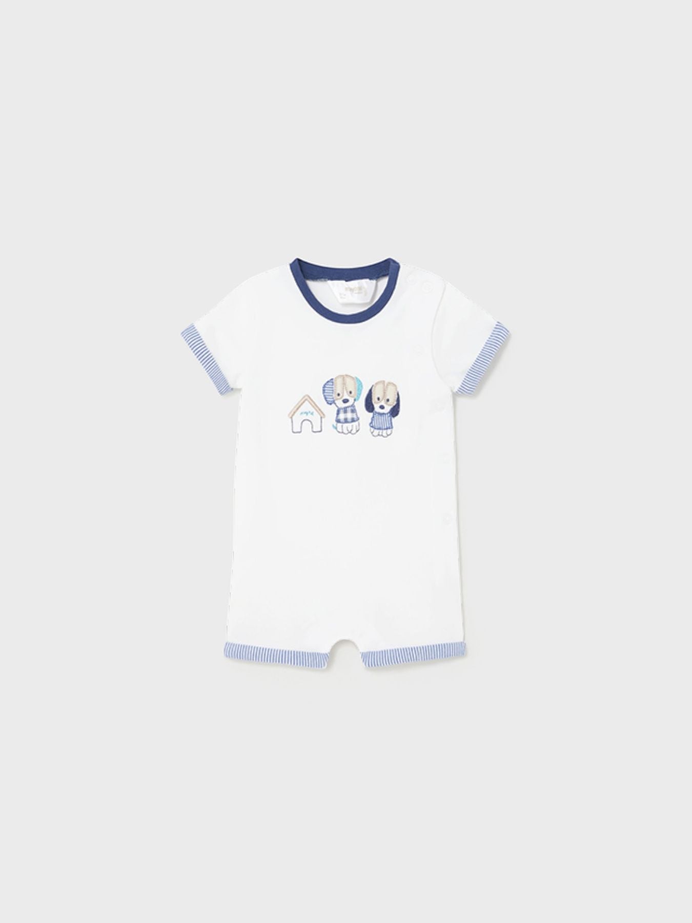 Set 2 pagliaccetti corti Bimbo BIANCO 1722
