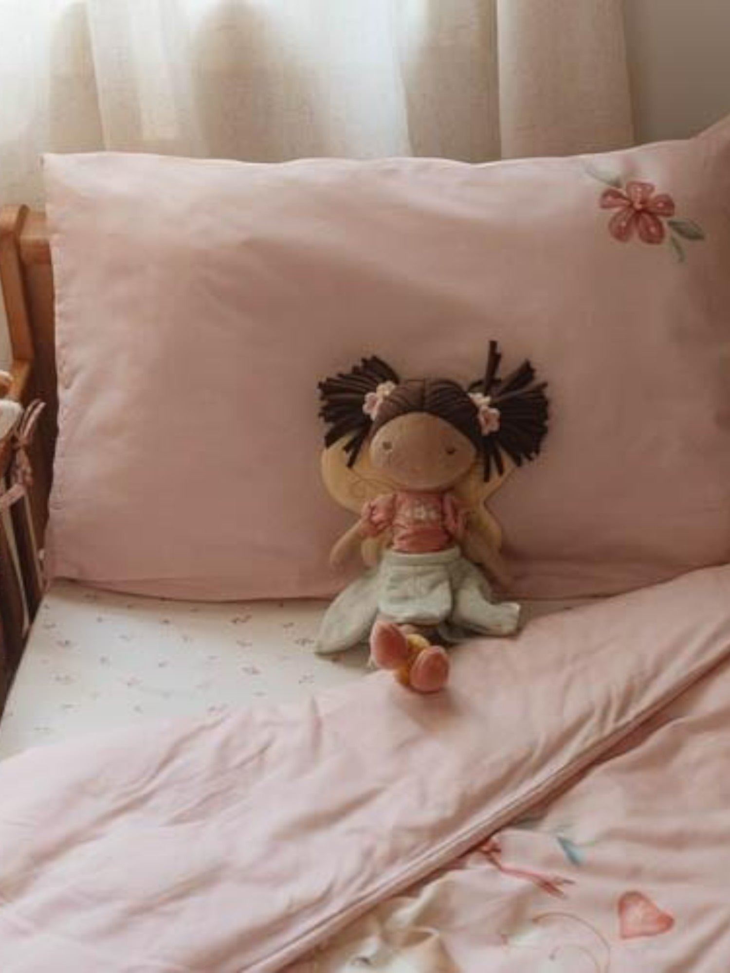 Copripiumino per culla - Giardino delle fate Neonata Rosa TE10364031 -  NANU' BABY