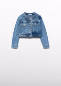 Denim Jacket Pearls Blue 5307/35