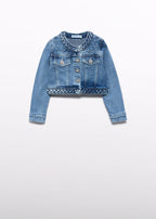 Denim Jacket Pearls Blue 5307/35