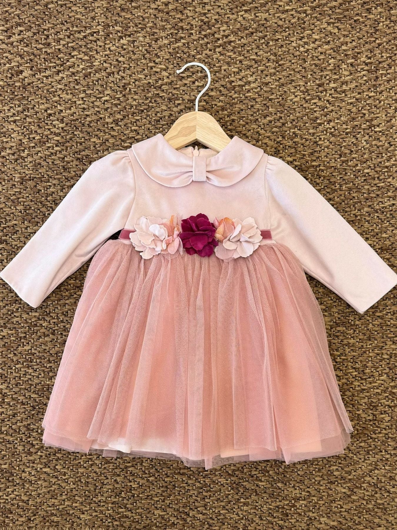 Abito Fiore Bimba MAGENTA IK318ML/M -  NANU' BABY