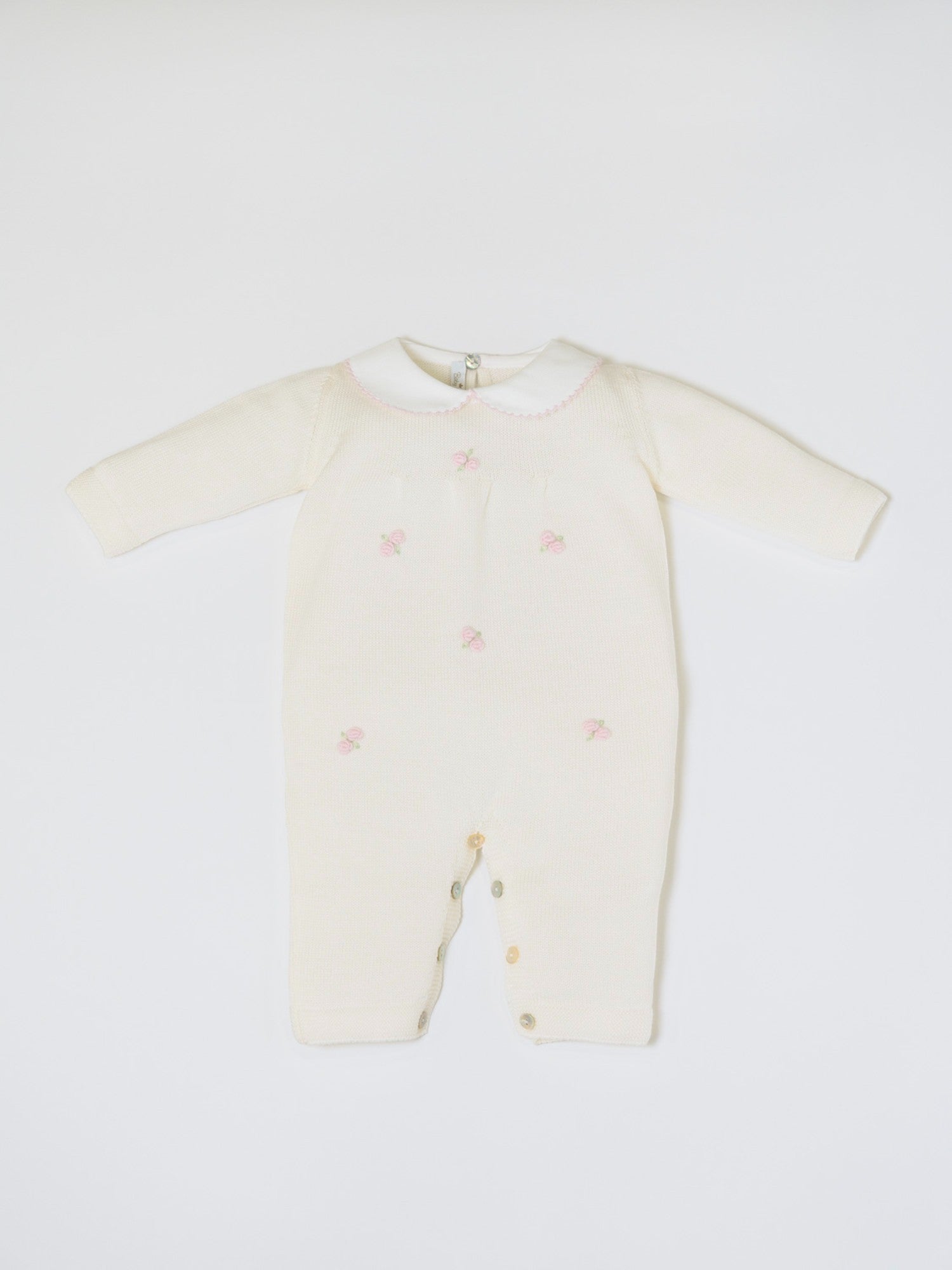 Tutina Roselline Neonata PANNA ROSELLINE/324 -  NANU' BABY