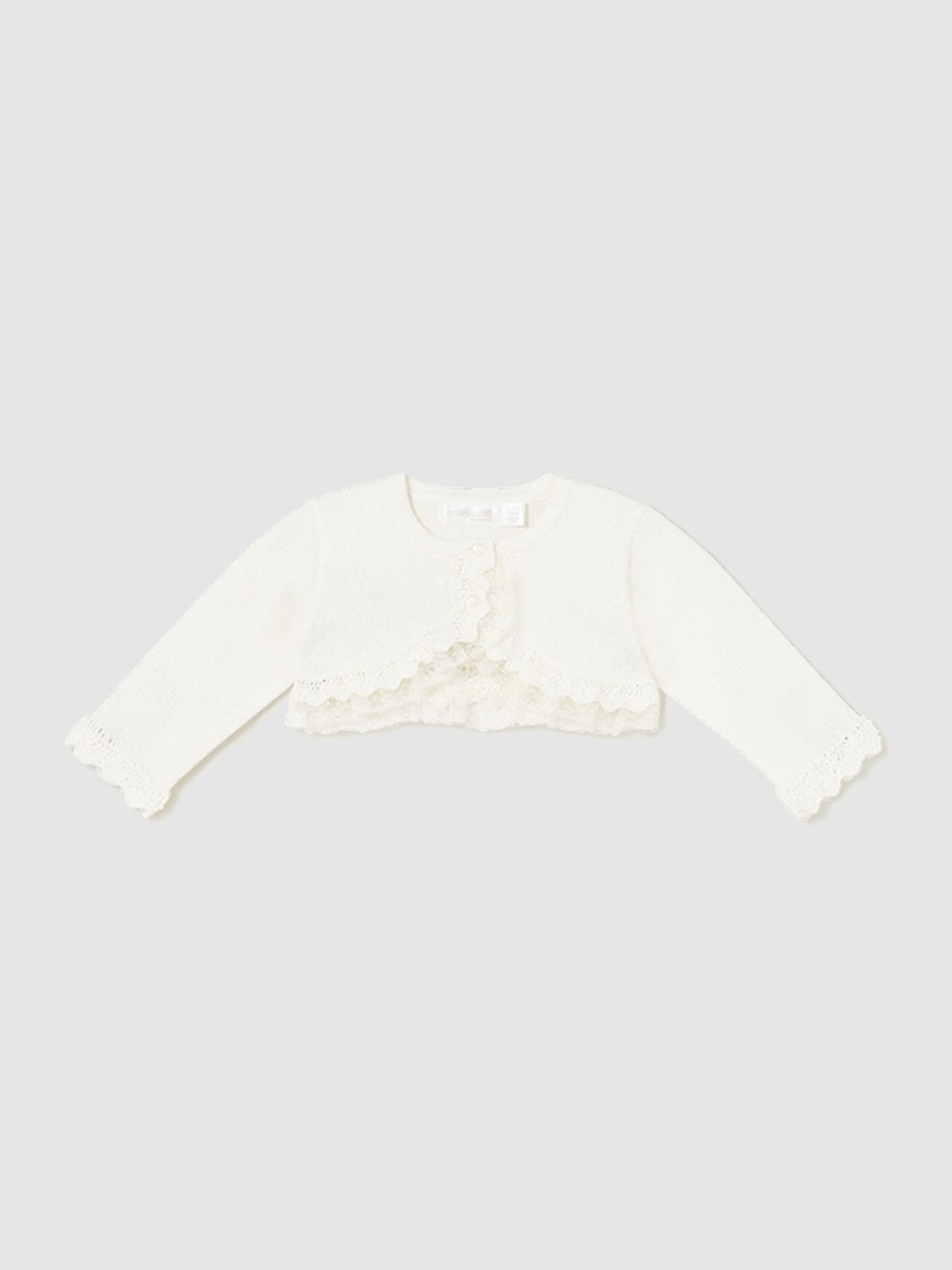 Cardigan cerimonia Bimba ECRU 1377
