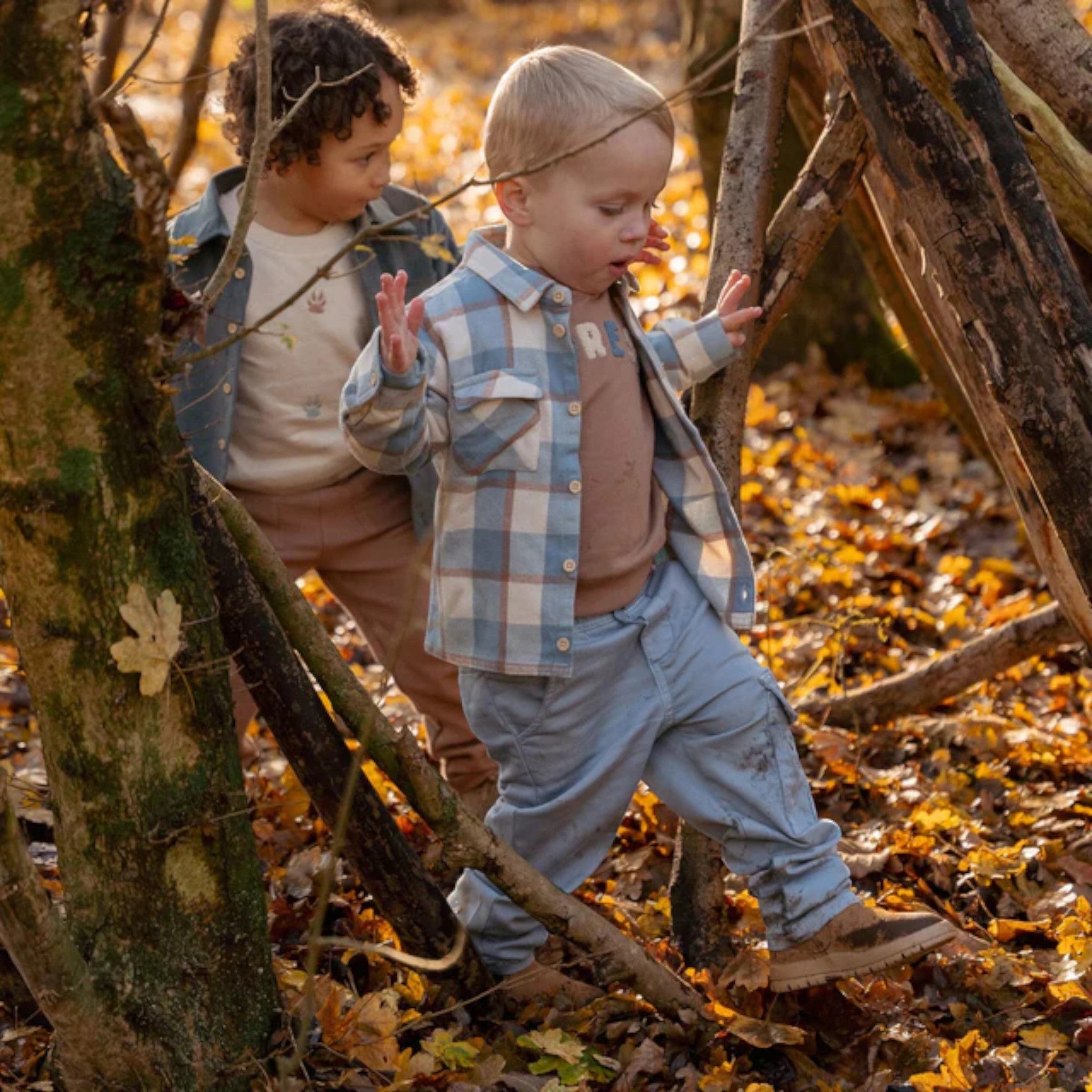 Pantaloni - Tessuto da jogging - Amici della foresta Bimbo Blu CL25093037