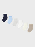 Set mit 6 blauen Socken 9860 /A