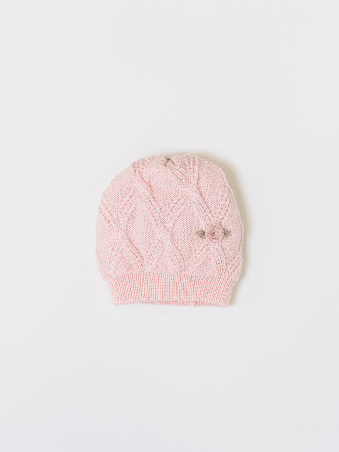 Cuffia Neonata ROSA IN2471BT/R -  NANU' BABY