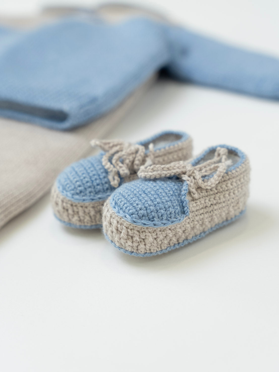 Tutina e Babbucce Neonato CIELO BENNY/CN -  NANU' BABY