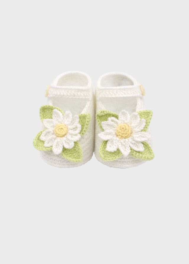 Yellow Daisy Ballerinas with Appliques ZULEYA/SC-G