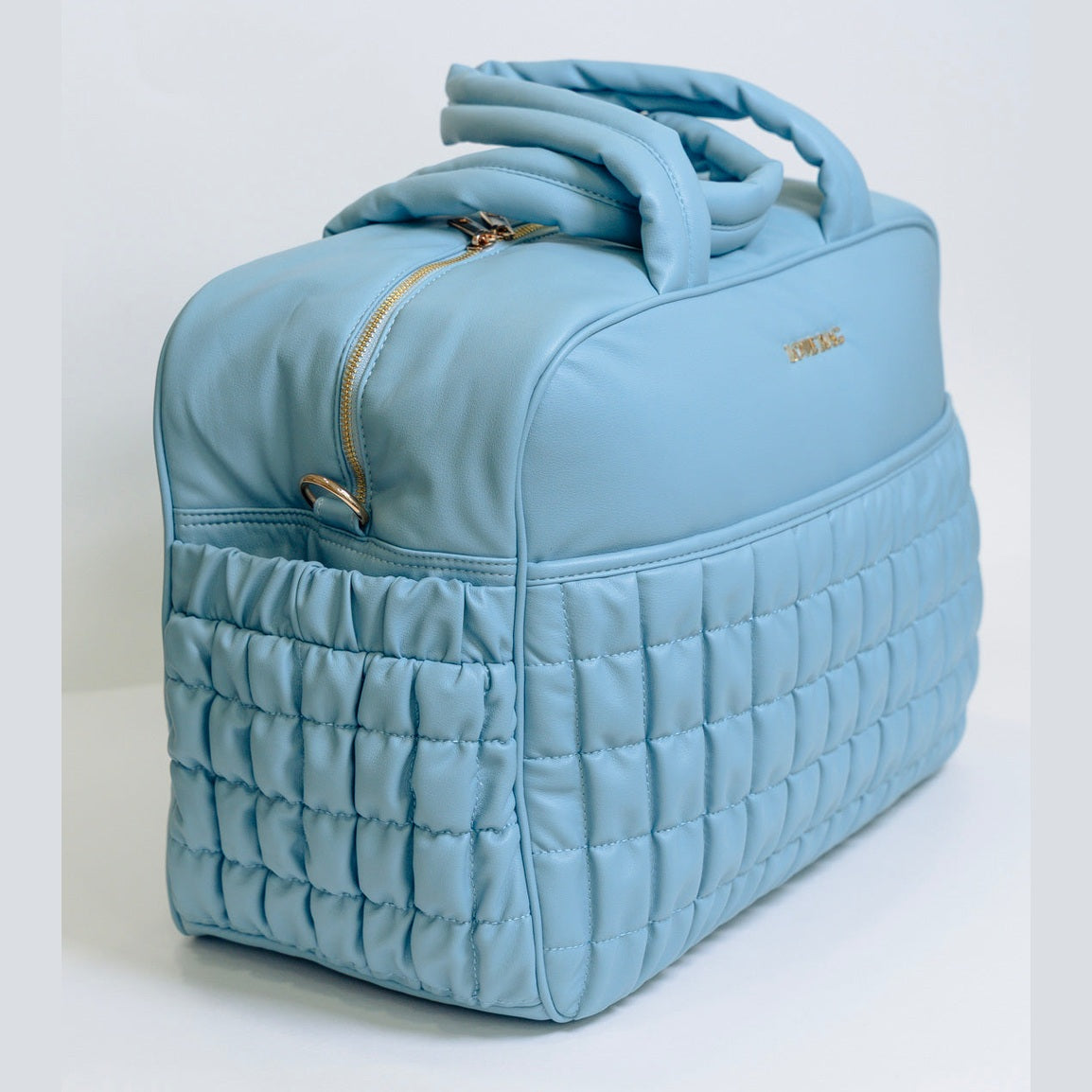 BORSA 48 ORE L ECO PELLE CIELO -  NANU' BABY