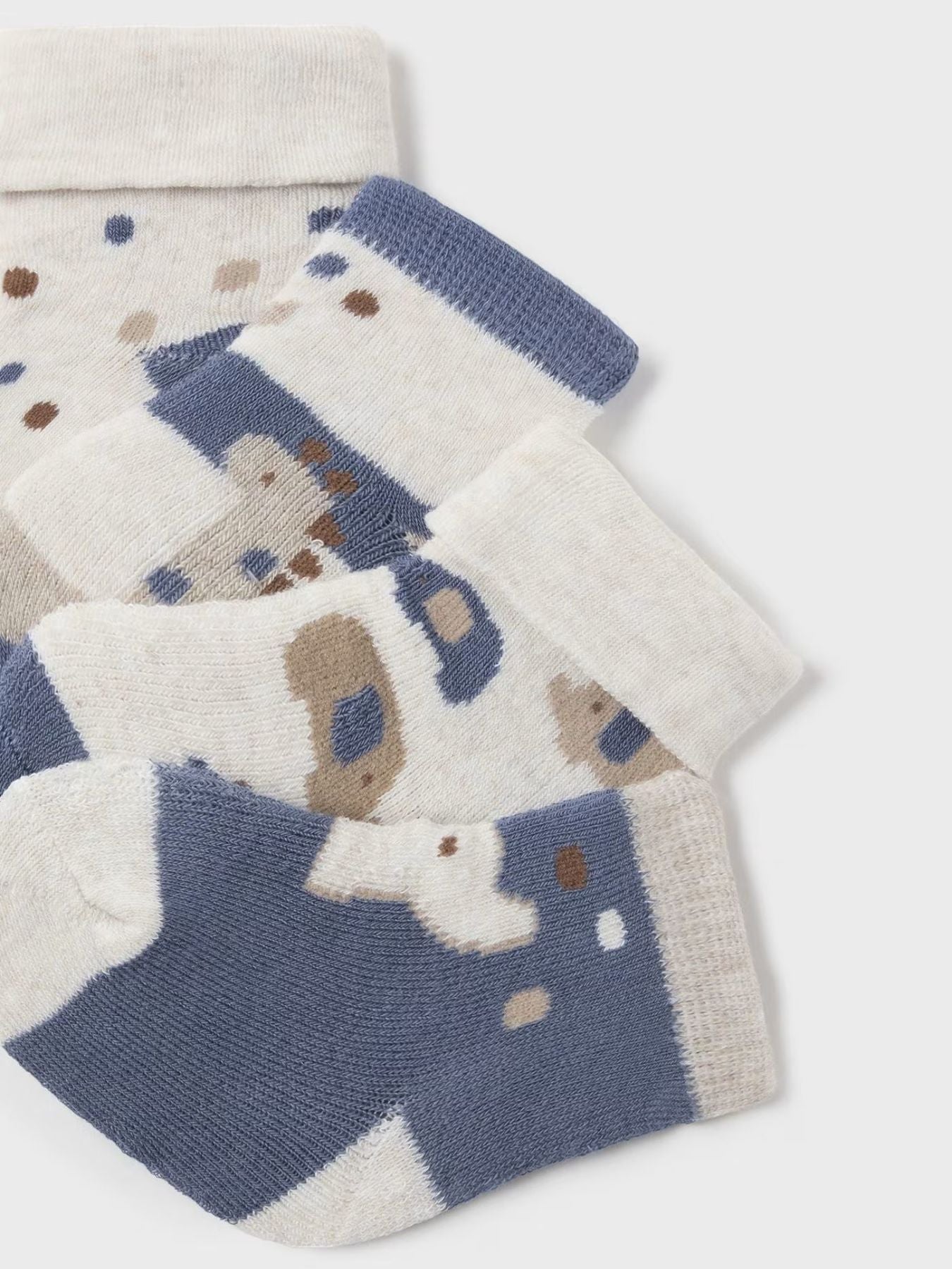 Set mit 4 blauen Socken 1D-9759/BL