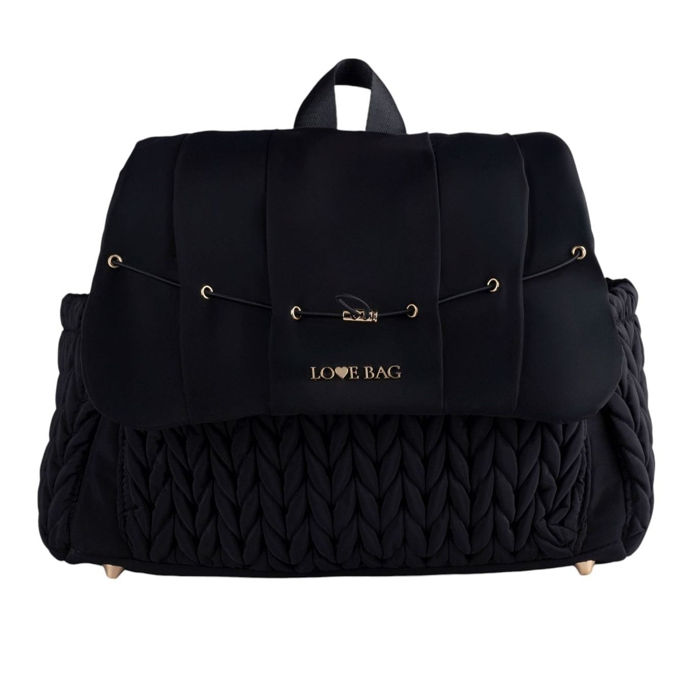 Zaino Maternità Nero LOVE BAG - Tessuto Premium corredino e abbigliamento neonato | NANU' BABY