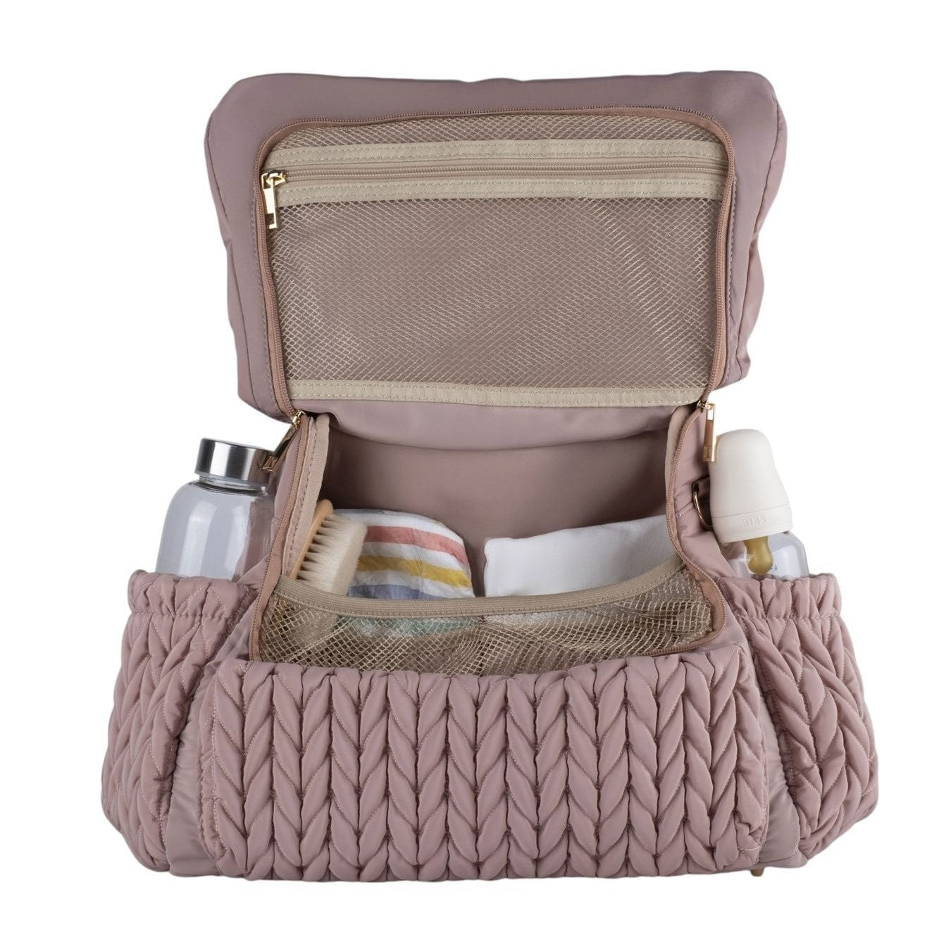 Zaino Maternità Rosa LOVE BAG - Tessuto Premium corredino e abbigliamento neonato | NANU' BABY