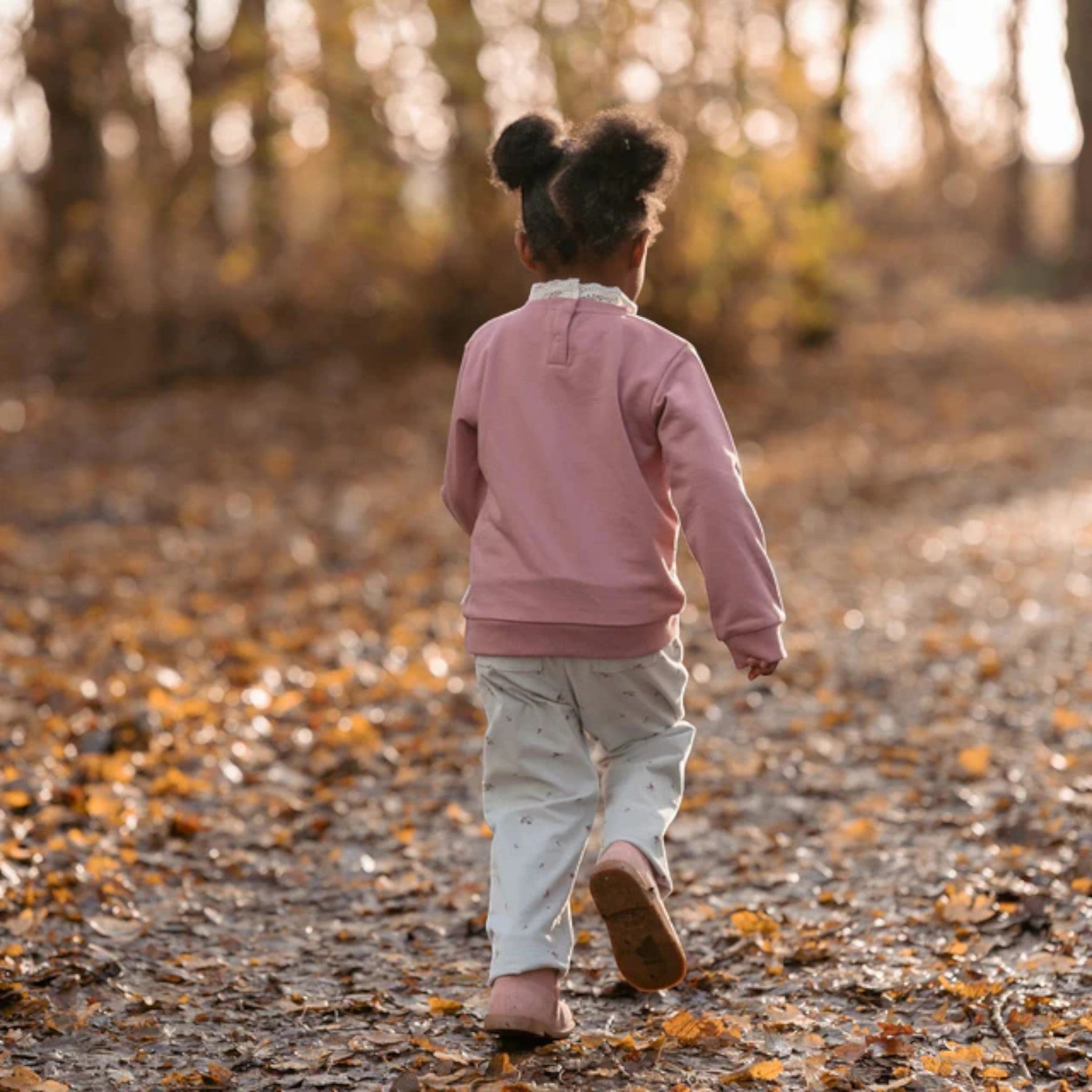 Sweater with collar - Fairy Garden Pink Girl CL25092007