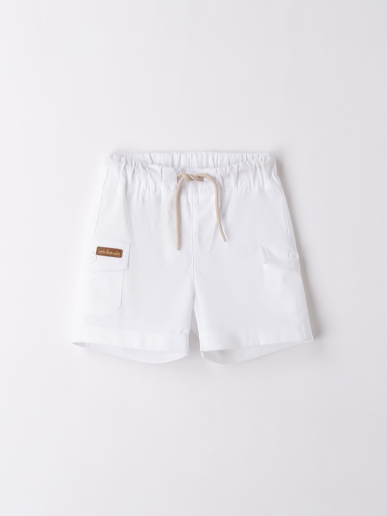Classic White Cotton Bermuda Shorts 3B629/0113