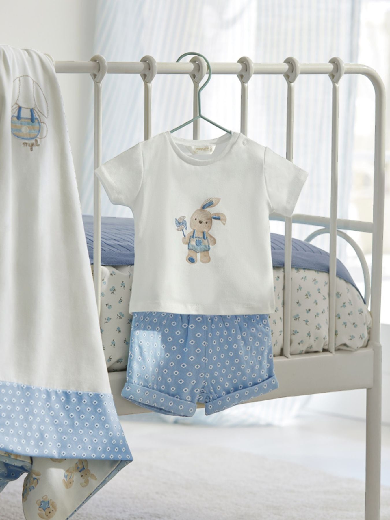 Pant.corto e maglietta Bimbo BIANCO 1205/B