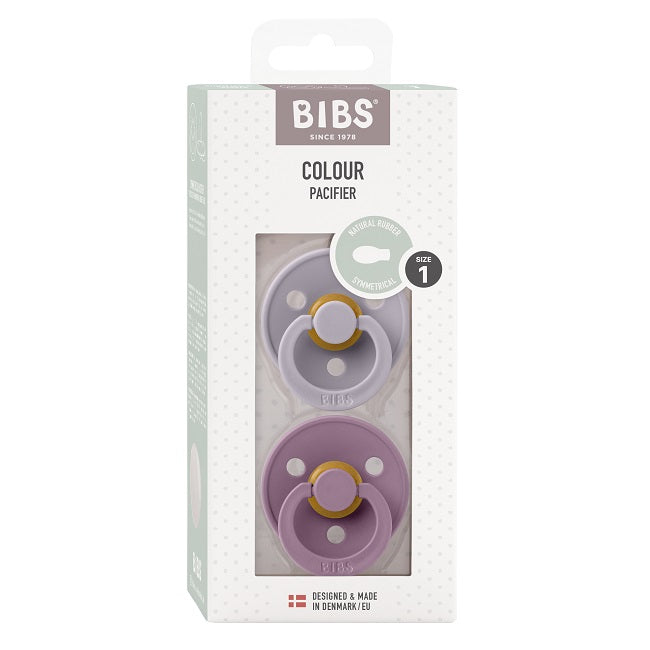 Set of 2 pacifiers Fossil Grey/Mauve - 2121422