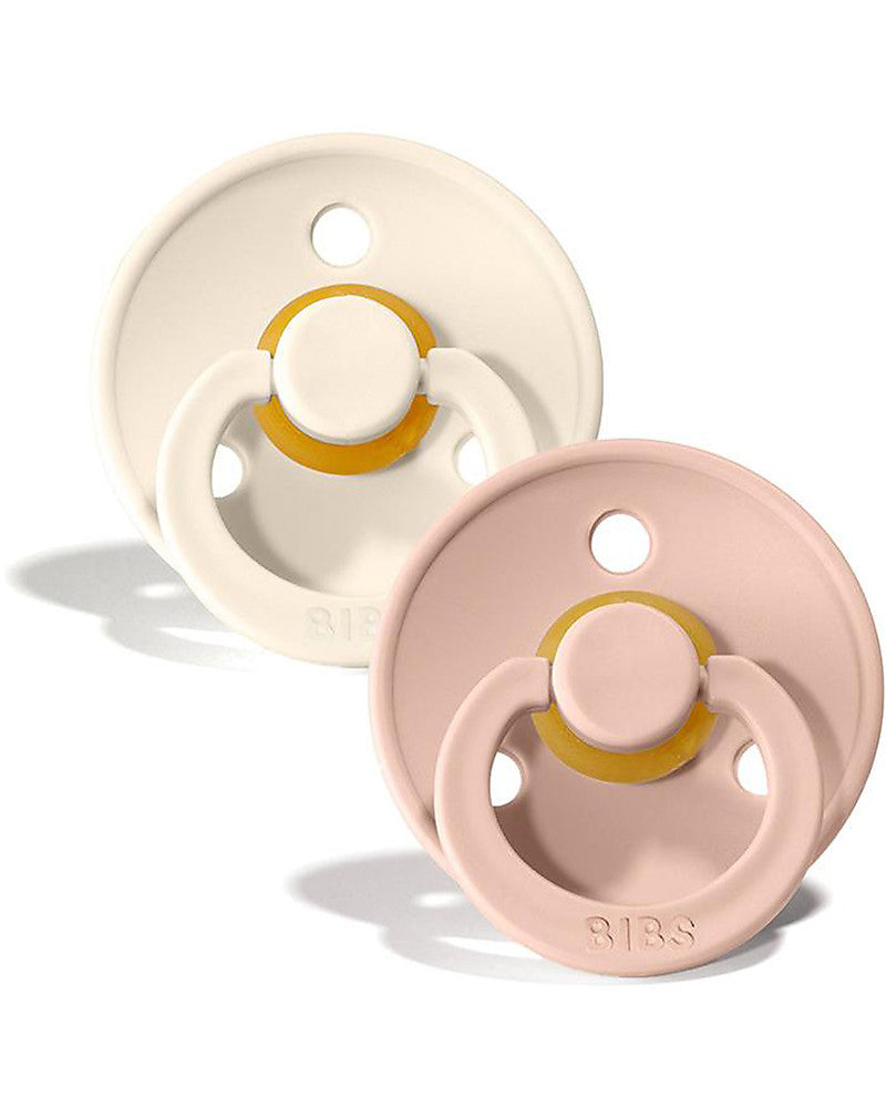 Set of 2 pacifiers Ivory/Powder pink - 110256