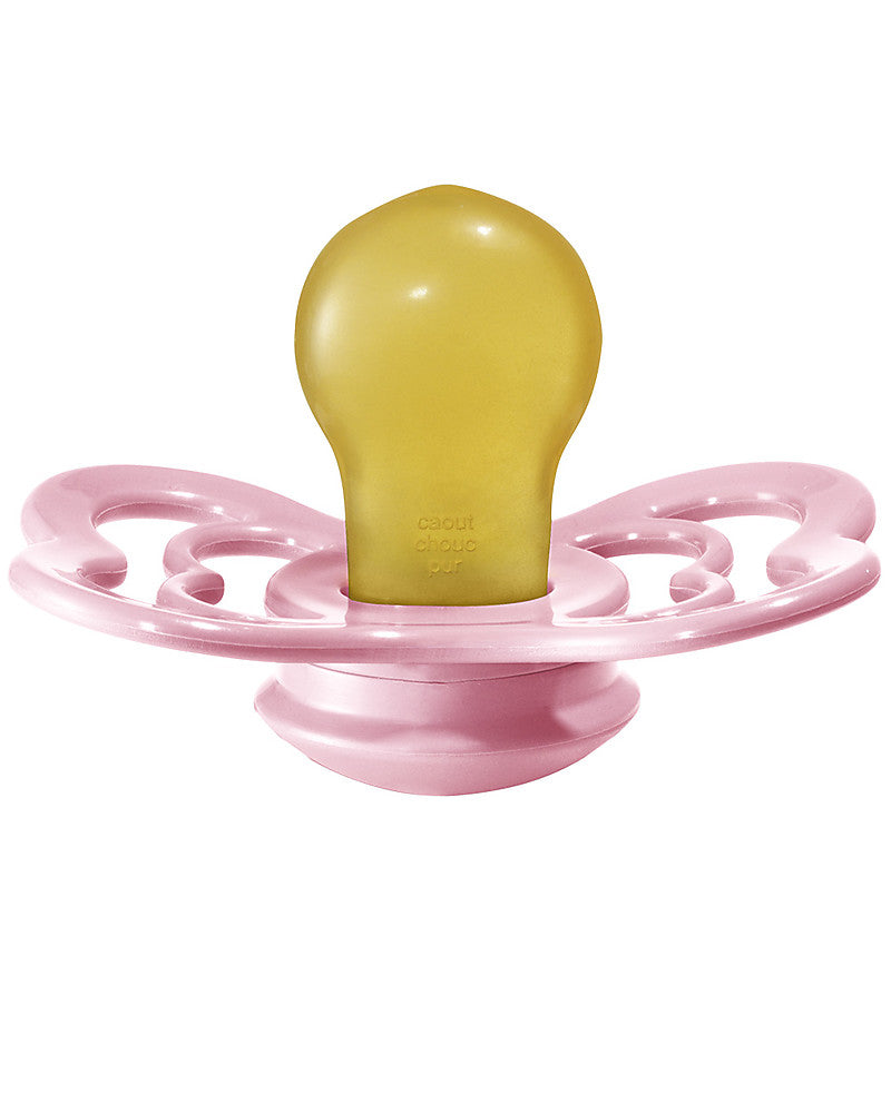 Set of 2 SUPREME pacifiers Ivory/Pink - 170340