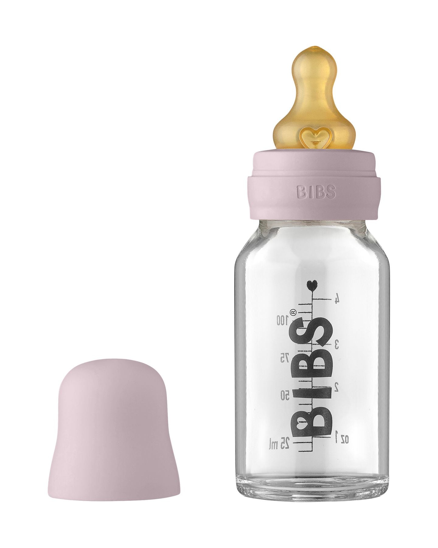 Complete Lilac Glass Baby Bottle Set - 5013267