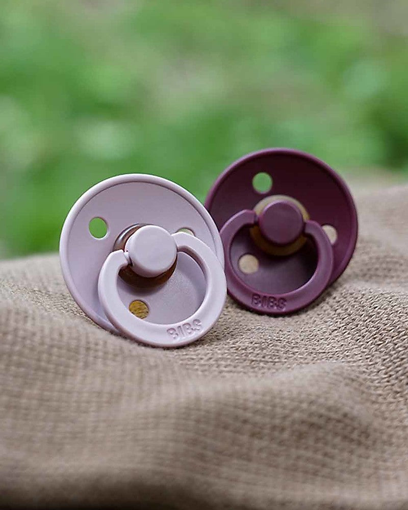 Set of 2 Pink Plum and Elderberry pacifiers - 110294