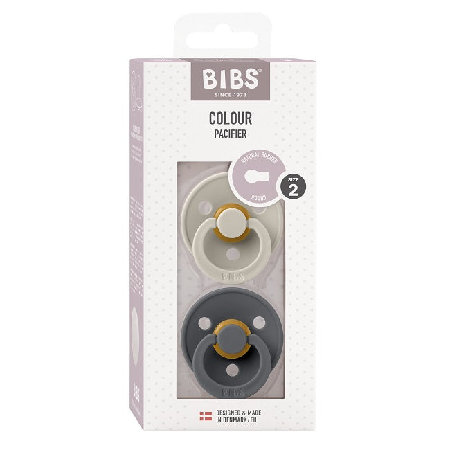Set of 2 pacifiers Sand/Iron - 110381