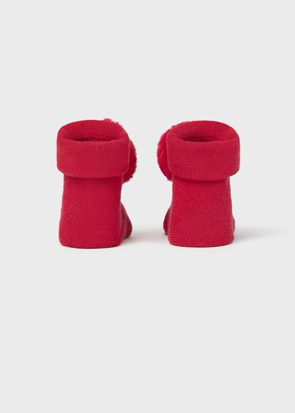 Set babbucce e cerchietto rosso - 9657-A