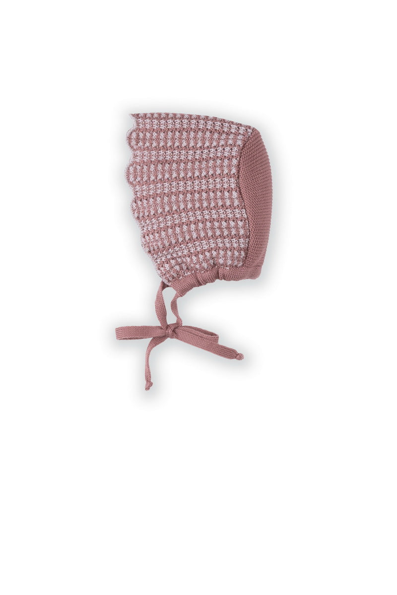 100% wool baby hat POMEGRANATE