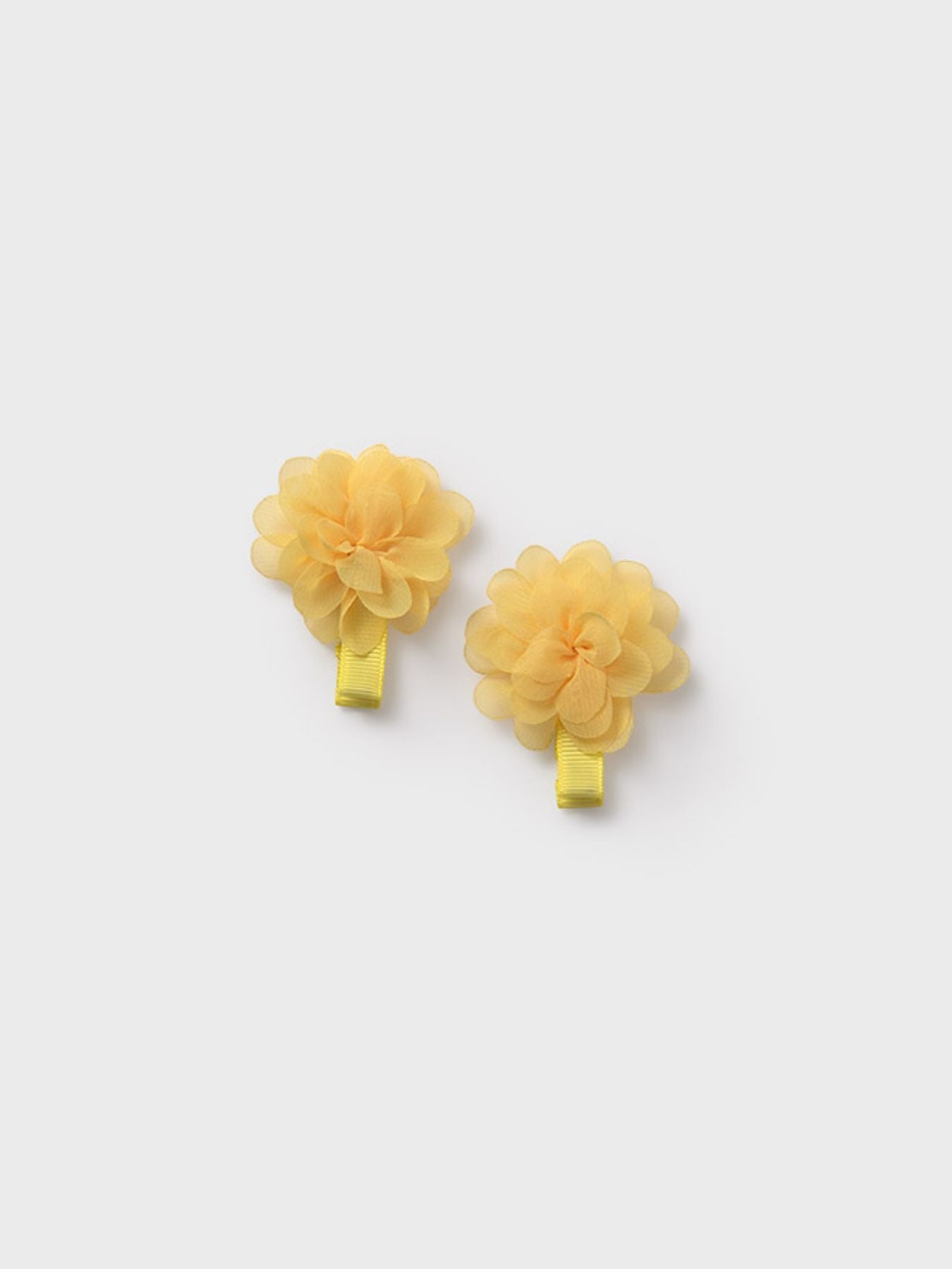 Set 2 fermagli fiori chiffon - 5410/G