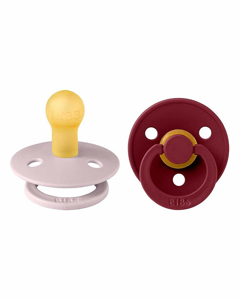 Set of 2 Pink Plum and Elderberry pacifiers - 110294