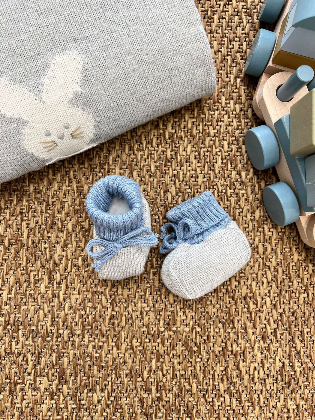 Babbucce Neonato GRIGIO 6309 -  NANU' BABY
